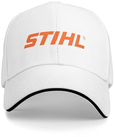 CWCMZDH Baseball Cap Baseballkappe Stihls Tool Logo Verstellbare Sommermütze für Herren, Weißer