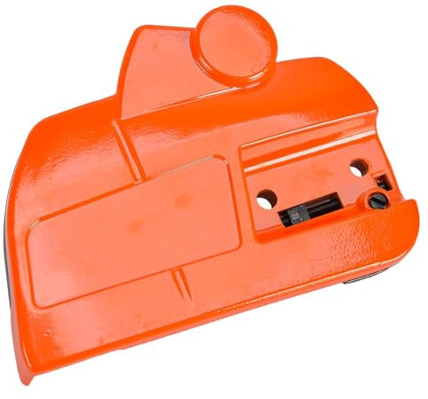 Cubierta de panel lateral izquierdo para cadenas de motosierra, freno de embrague, 537286301, compatible con Husqvarna 455 455E 455R 460