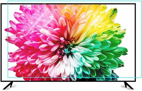 AYCDL Tv-Displayschutzfolie, 32–75 Zoll, Anti-Blaulicht/Blendschutz/Kratzschutz/Anti-Reflexion, Reduziert Augenermüdung, Pet-Folie, Passend Für LCD-, Led-, 4K-OLED-,58 Inches