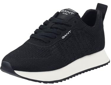 GANT FOOTWEAR Damen BEVINDA Sneaker, Schwarz, 39 EU