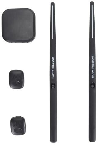 Virtual Drum Kit, Elektronisches Drum -Set, Pocket Electric Air Set mit Beeindruckender Bewegungserfassung, Stabiler Bauchmuskulationskonstruktion Sowie Tragbares und Kompaktes Design für Anfänger