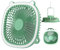 Genérico Ventilador Pequeño De Pared Montado - Ventilador Silencioso Portátil Con Luz | Dispositivo De Enfriamiento Para Exteriores: Playa, Dormitorios, Oficinas, Camping, Cruceros Y Cabañas