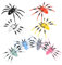Toyvian 8 Pièces Halloween avec Joints Mobiles Insecte Réaliste pour Garçon Fille Accessoires de Farce et Décoration de Fête
