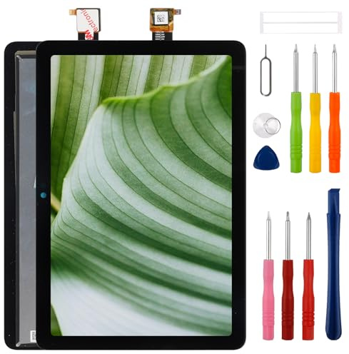 SWARK New LCD Display Replacement for HD 8 /HD 8 Plus Tablet 12th Gen Released in 2022/2024 R2SP8T R24SB8 Touch Screen Digitizer Assembly Replacement with Upgraded Repair Tools Kit-Black