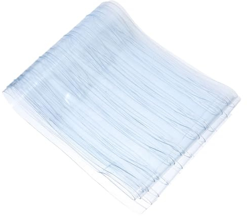 MOTHNUR PVC Hundeklappe Türvorhang 15cm X 200cm Kratzfester Kunststoffstreifen Wetterfester Ersatz für Hundehütten und Katzenklappen Flexible Passform für Haustiertüren