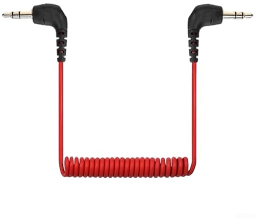 Câble adaptateur audio TRS vers TRS 20 cm – 50 cm extensible, pour RODE SC2 Videomicro, and Play, câblage en cuivre sans oxygène, créateurs de contenu mobile