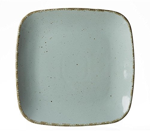 Flirt by R&B 58642 Casa Blau - Plato llano (cuadrado, 1 unidad), color azul