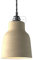 Vasenförmiger Lampenschirm aus Keramik - Materia Kollektion - Made in Italy - Gestreifte Beige - Weiß