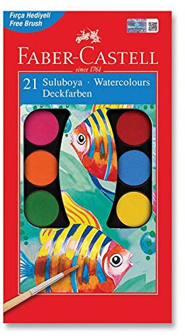 Faber-Castell Peinture aquarelle 12/21-21 couleurs