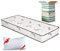 EVERGREENWEB Orthopädische Matratze 80x190 Höhe 20 cm + Visco Kissen GRATIS Kaltschaummatratze mit Aloe Vera Massageeffekt Atmungsaktiv Milbendicht Bezug für Lattenrost oder Bett