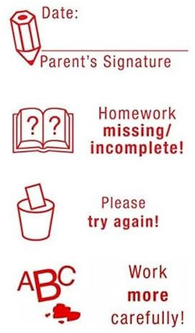 TimeTEX Siebdruck-StempelPerpetuum, 4 in 1,Englisch