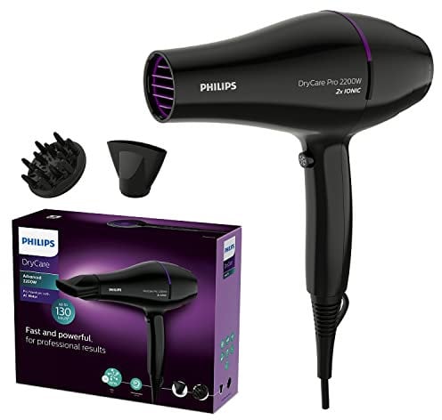 Philips DryCare Pro Haartrockner mit leistungsstarkem AC-Motor (Modell BHD274/00)