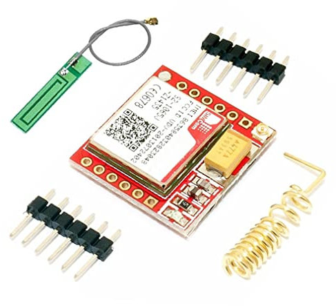 Hailege Smallest GPRS GSM Breakout Module Quad-Band 850/900/1800/1900MHz SIM Card Slot Onboard with Antenna