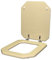 WC-Sitz für Duravit 1930 achteckig Pergamon Scharnier Chrom