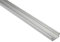HEXIM rails à carreler/rails inox, argent brossé 2m - grand choix de hauteurs de rails et de profils, inox V2A - profil en U de 23mm