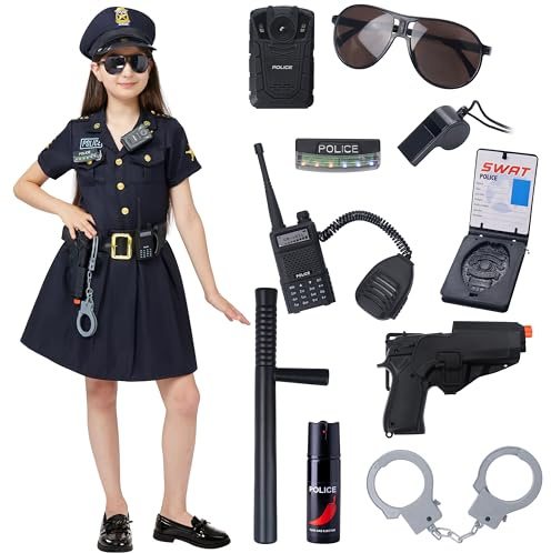 Spooktacular Creations Costume de police de jeune fille (tout-petit)