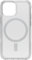 OtterBox Cover per iPhone 13 Mini/iPhone 12 Mini Symmetry+ Clear con MagSafe, Resistente a Shock e Cadute Fino a 2 Metri, Sottile, Testata 3X Norme Mil-Std 810G, Protezione antimicrobica, Chiaro
