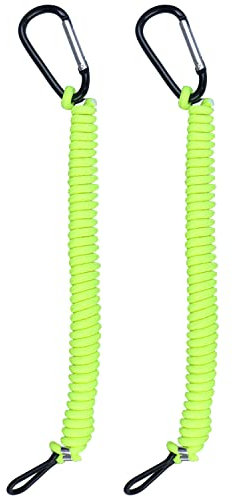 8M0092850 Cordon de rechange pour interrupteur d'arrêt d'urgence Mercruiser Marine Bateau Cordon de sécurité 125 cm de long – Remplace 15920T54 15920A54 (clip en alliage d'aluminium vert)