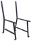Bankbeine 2stk. 37x80cm schwarz pulverbeschichtet Bankkufen Bankgestell Stahl Gartenbank Beine, 123, One Size