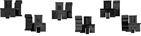 MSA Front Brim Top Mount Clips Right Ey