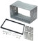 Sound Way Marco Universal Radio de Coche 2 DIN, Caja Metálica 2 DIN, Marco Metal para Radio de Coche, Llaves de Desmontaje, Compatible con Radio Chinos