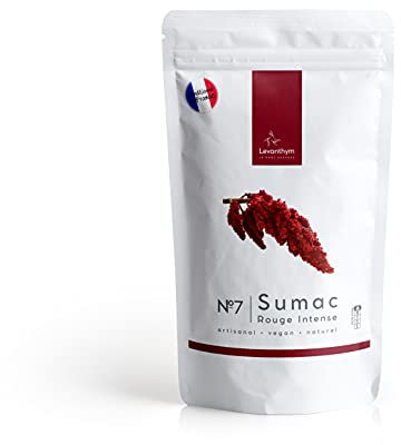 100% reiner gemahlener Sumach, ultimatives Antioxidans, Premium-Qualität - kein Salz-, Zitronen- und Essigersatz - N.7 Intensiv Red 50g - ottolenghi gewürze - aus dem ottolenghi kochbuch