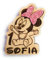 10 pz ciondolini/calamite Baby Minnie PERSONALIZZATI- decorazione bomboniere, segnaposto, nascita, battesimo, baby shower, compleanno