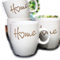 Hearty Home Espresso Cups Set of 4 Matt White Stoneware 100ml Coffee Shot Mugs