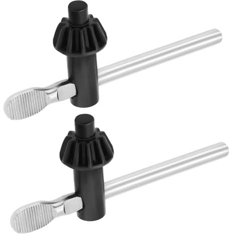 VGOL Bohrfutterschlüssel aus Karbonstahl, 8 mm, Pilot, 11 Zähne, 21,4 mm Getriebedurchmesser, kompatibel mit Jacobs 3, 34 und 35 Serie 14N für 3–16 mm Bohrfutter, 2 Stück