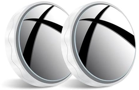 NBVGFGDF 2 Stücke Auto Toter Winkel Spiegel, für Jeep Compass/Renegade 2017-2022 360° Rotate einstellbare HD konvexes Glas Auto Türspiegel Automotive Außenspiegel,A