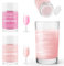 Poudres Comestibles pour Boissons Rose & Rose Clair, Waysroma 2 Couleurs Paillette Comestible Cocktail Paillette Alimentaire Comestible pour Gâteau, Vin Mousseux, Pâques Champagne (4g/bouteille)