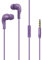 Energizer - Kabelgebundene In-Ear-Kopfhörer, Fernbedienung mit 1 Taste – Anschlüsse: 3,5 mm Klinkenkabel – Farbe: Violett