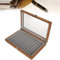 12 Piece Fountain Pen Gift Box Made of Natural Walnut and High-Definition Glass, Creating a Luxurious Display for Storing Fountain Pens and Brushes