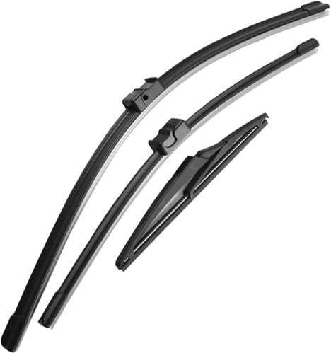 Escobillas limpiaparabrisas Delanteras y traseras para Opel Astra H (MK5) Hatchback de 3 Puertas 2004-2009 Escobillas limpiaparabrisas para Coche Limpiaparabrisas Ventana de Coche