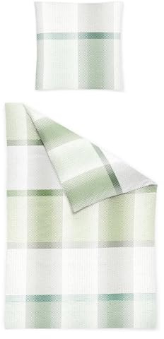 Traumschlaf Seersucker Bettwäsche Cary grün