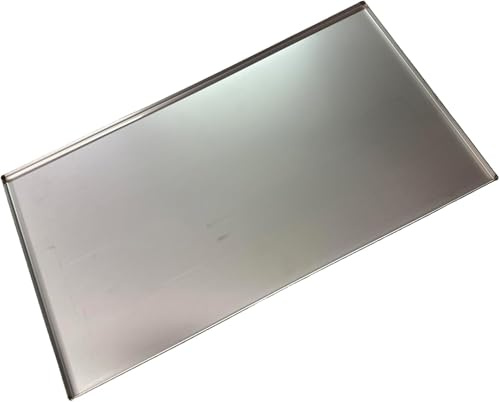 EWH rostfritt stål fettuppsamlingsplåt/fettpanna för Tepro gasgrillar av rostfritt stål för modell Tepro 3302 Keansburg 3 (61 x 37 x 1 cm)