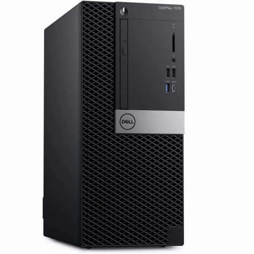 Dell Optiplex 7070 Tower i5-9500 4GB 960GB SSD DVD-RW Win 11 Home (Generalüberholt)