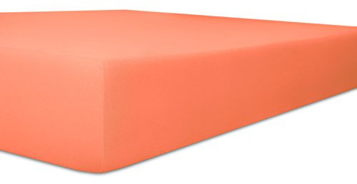 Kneer Exclusiv-Stretch Jersey Spannbetttuch, Farbe:73 Ziegel;Größe:120x200-130x220 cm