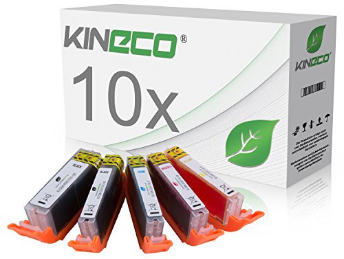 Kineco kompatibel mit Canon PGI-570 XL CLI 571 XL Druckerpatronen [10] für Canon Pixma MG5750 MG5751 MG5752 MG5753 MG6850 MG6851 MG6852 MG6853 TS5050 TS5051 TS5053 TS5055 TS6050 TS6051 TS6052