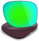 Mryok Lentes de repuesto para Oakley Holbrook XL OO9417 - Opciones, anticorrosión del agua de mar polarizada - Verde esmeralda, talla única