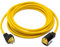 HDIUK North American USA Mains Extension Lead 3 Wire with Ground NEMA (5 Metre, Yellow)