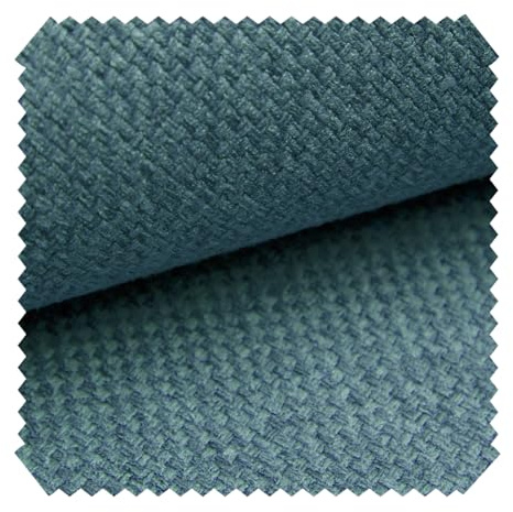 novely® GRANA - Melierter Webstoff - Leicht Grob Gewebter Möbelstoff - Robuster Polsterstoff aus Oxfordbindung - Pflegeleichte Meterware 1lfm | Farbe: 16 Türkis Petrol Blau