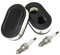 SWNKDG 2ST Luftfilter + Zündkerzen für Briggs & Stratton Motoren 550E 550EX Eco-Plus 575EX Series Ersetzt 798339 798452 593260 093000er 09P0000er Motor 4247 5432 5432K