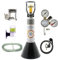 OCOPRO CO2 Anlage DLX-350 Plus Aquarium mit Nachtabschaltung & 500g Mehrwegflasche
