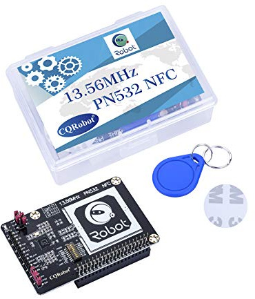 CQRobot 13,56 MHz PN532 NFC-Erweiterungskarte, I2C, SPI, UART-Schnittstellen, kompatibel mit Raspberry Pi, Python/C, STM32, Arduino. für Zahlungssystem, Smart Home, Sharing-Funktion, Telefon NFC App.