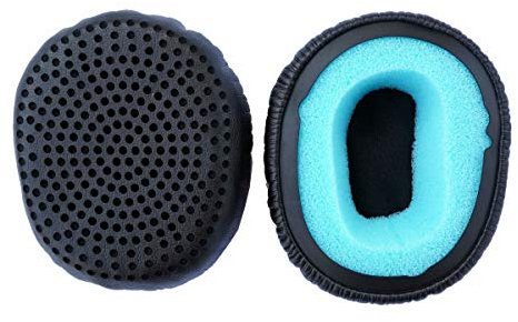 Replacement Earpads Protein Pillow Foam Cover for Skullcandy Riff Wireless Headphones (Black)