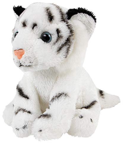 Teddys Rothenburg Kuscheltier Tiger weiß klein 15 cm Tigerbaby Plüschtier Uni-Toys