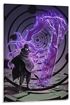 heshunxing Sasukes Poster, dekoratives Gemälde, Leinwand, Wandkunst, Wohnzimmer, Poster, Schlafzimmer, 50 x 75 cm