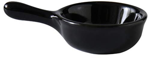 Cabilock Sauce Dishes with Handle Ceramic Appetizer Oil and Vinegar Dipping Bowl Dipping Sauce Cups Japanese Soy Side Dish Bowl Soy Dipping Bowls Japanese-Style Soy Sauce Bowl