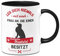 Tassenbrennerei Original - Hunde Tasse mit Spruch Leg dich niemals mit einer Frau an, die einen Australian Shepherd besitzt - Kaffeetasse lustig (Schwarz, Australian Shepherd)